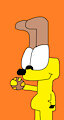 Odie with a Cookie