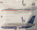 American Airlines and United Airlines 757-200
