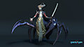 Spider Mistress - 3d low poly character developers for Character Animation Company