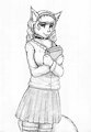 Innocent Schoolgirl by Meowmere
