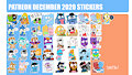 Patreon December 2020 Stickers