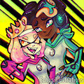 Off The Hook Commission by echosillustrations