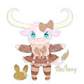 Mooberry the Longhorn Cow by DanielMania123