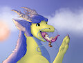 Chibimi the dragon snack by RexiTheGlaceon