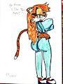 Casey the Tigress (Sonic OC) by DreamyTigress