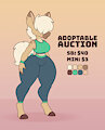 [CLOSED] Adoptable Auction by StunnerPony