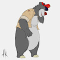 Shy Baloo by ArtieTheArtBull