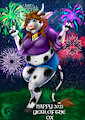 Happy Moo year Speed Painting video