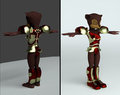 Space Sally 3D WIP