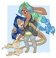 "Piggyback Joys" by SuetonicSonic by CabsterCabby