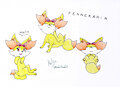 Fennekarin poses