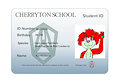 Ace the Soda pup's Cherryton student ID