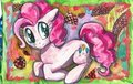 Pinkie pie painting experiment by ButtercupSaiyan