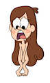 Mabel Pines without any Clothes on! GASP!