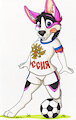 Russian Corgi Soccer
