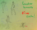 OPEN Bunnies for Easter by InvisibleCatDragon