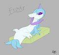 Frosty the snake by RexiTheGlaceon