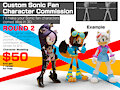 1 SLOT LEFT $50 Custom 3D Sonic Fan Characters Commission // ROUND 2 by SMPTHEHEDGEHOG
