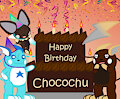 Happy Birthday, Chocochu~!🎊🎉🎈 by Thunderax22