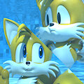 [3D] Classic and Modern Tails breath holding