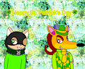 Happy St. Patrick's Day from Pinstripe and Nightshade