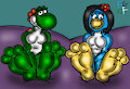 Holly n Yoshi gal tease revamp