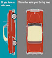 Tutorial on How to Draw a Good Top View of a Car From a Side View