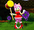 Amy Rose (Texture Edit) by RoyThePichu