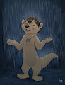Sven in the rain by pandapaco