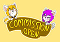 Commission open April ~
