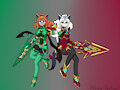 Vulpix Twins as Pyra and Mythra