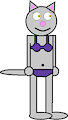 Alexa The Cat in Underwear 2021 by MaxandRubyFan