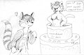 [Old Art] Birthday pic (2002), by DigoRaccoon