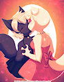 Catgirls Kissing