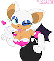 Rouge - Lovely Thicc Happy Bat by Habbodude