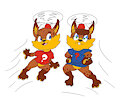 Bubsy’s niece and nephew Terry & Terri (Terrence and Teresa): Reimagined