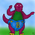 Barney The Diapered Dinosaur