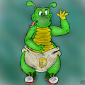 Dudley The Diapered Dragon