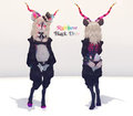 Rainbow Black Deer by reituki