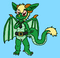 green anthro dragon oc req