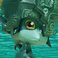 [3D] Midna showing her back underwater
