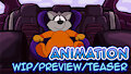 [Animation Teaser] Tupi in a baby car seat - update 2