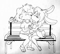 Kissing in the park(By Aisudi)