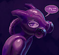 Mewtwo's Gas Mask by GrimArt