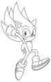 New Sonic Channel Uncolored