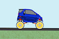 Something Silly...Highrider Smart Car with Spinners