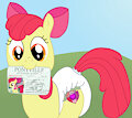 Licensed padded Apple Bloom