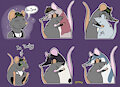 Sticker pack for Meticulousrat