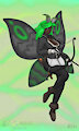 [c] Healer-archer moth lady by MGlBlaze