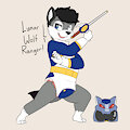Lunar Wolf Puppy Ranger by Loupy